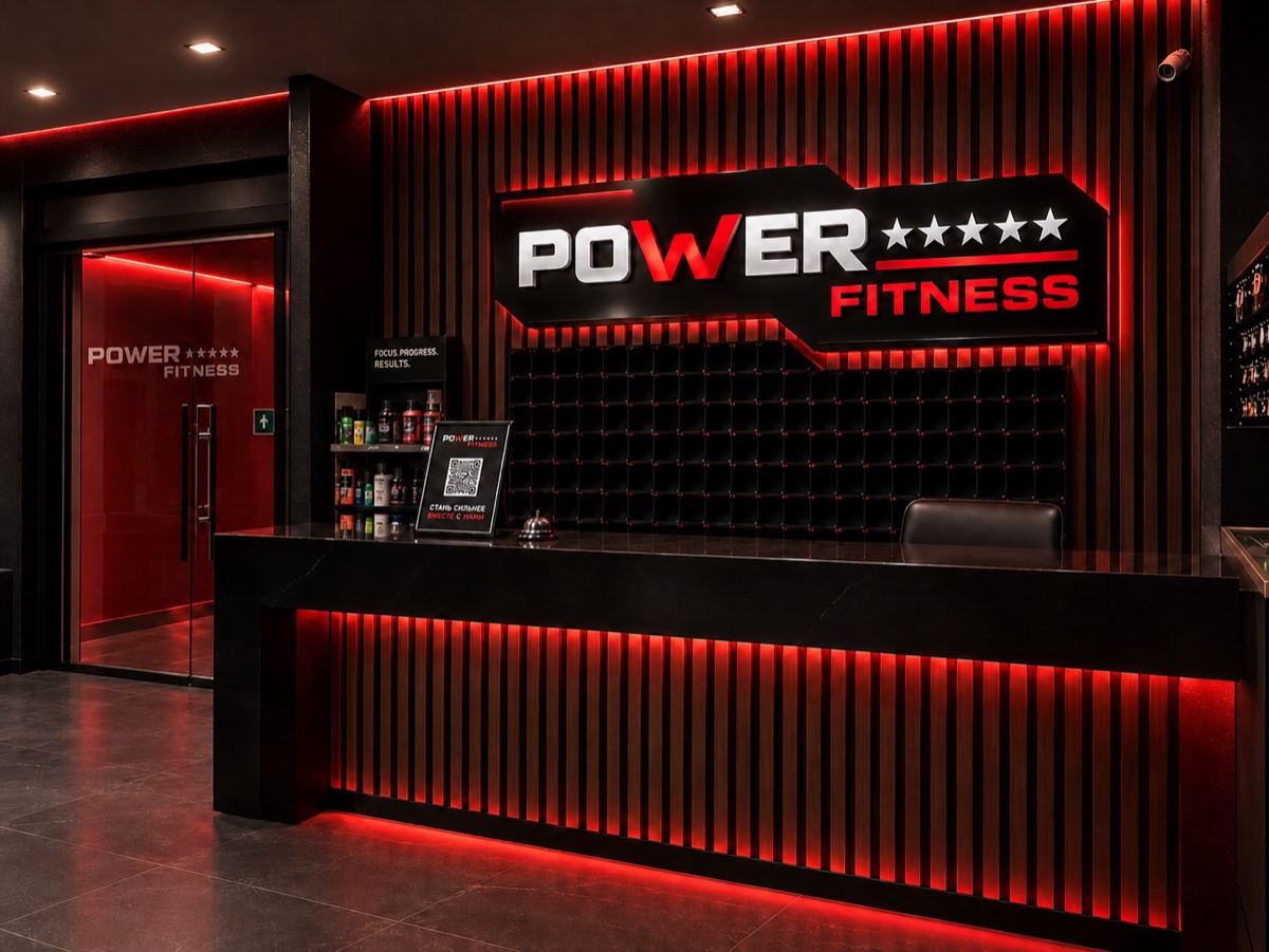 Reception at the Power Fitness club in Tashkent